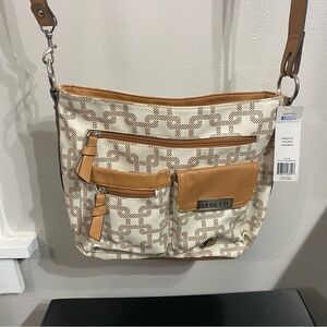 Women’s Rossetti Crossbody Bag Tan/white Color